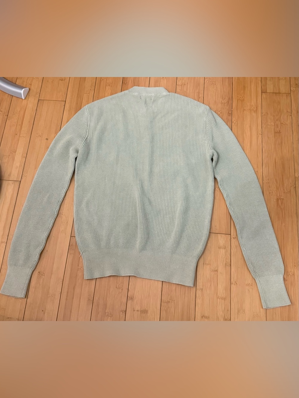 Magaschoni Men's Crewneck Sweater in Light Sage - Picture 4 of 4